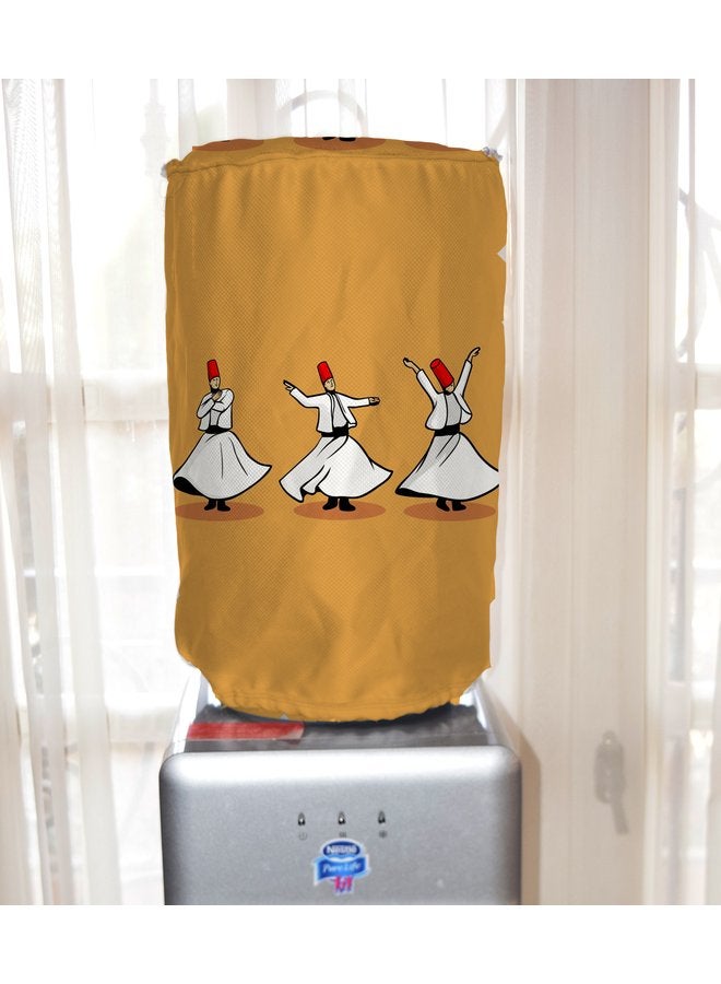 غطاء زجاجة مياه رمضاني مخملي يضيف لمسة رائعة لديكور المنزل في رمضان